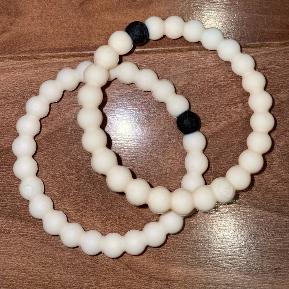Lokai Bracelet - White - Find Your Balance Earth and Water - Original Lokai EACH